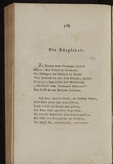 Die Bürgschaft poem by Friedrich Schiller