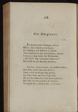 Schiller Musenalmanach 1799 176