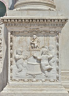 Scuola Grande di San Marco Ospedale di Venezia putti sulla facciata.jpg