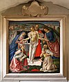 ドメニコ・ギルランダイオの工房、『墓の前の死せるキリスト』、1485年ごろ、バディア・ア・セッティモ