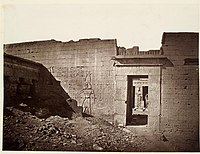 Velký chrám, Théby, 1874