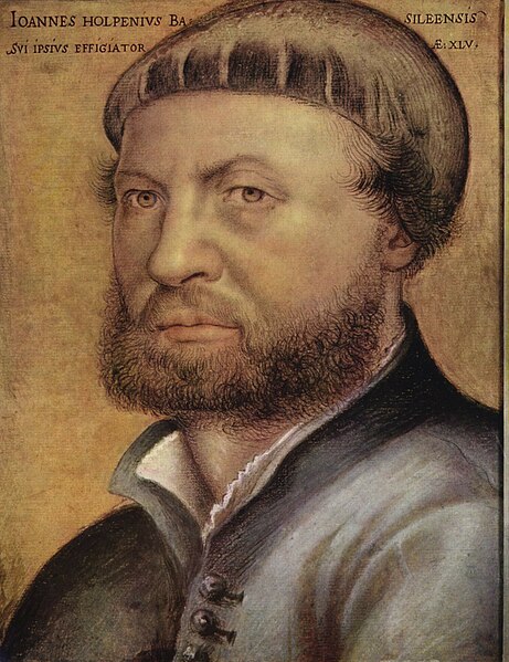 File:Self-Portrait by Hans Holbein d. J. - Uffizi Gallery.jpg