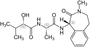 Structural formula Semagacestat