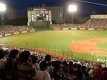 Lo stadio Miyagi da baseball di Sendai