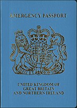 Thumbnail for British emergency passport