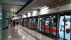 Shenzhen Metro Line 1 Pingzhou Sta Platform.jpg