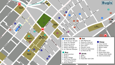 Map of Bugis