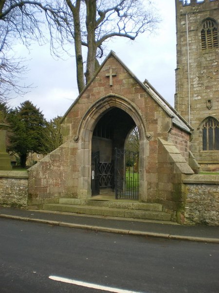 File:St Andrew's Church, Gargrave, Lych gate - geograph.org.uk - 1614430.jpg