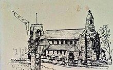 St. Andrew's Chapel Pen and ink drawing on a hard board by Amitabh Mitra St andrews chapel grahamstown.jpg