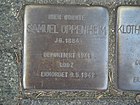 Stolperstein Düsseldorf 3 Bilk Karolingerstraße 55 Samuel Oppenheim