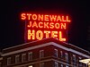 Stonewall Jackson Hotel sign.jpg
