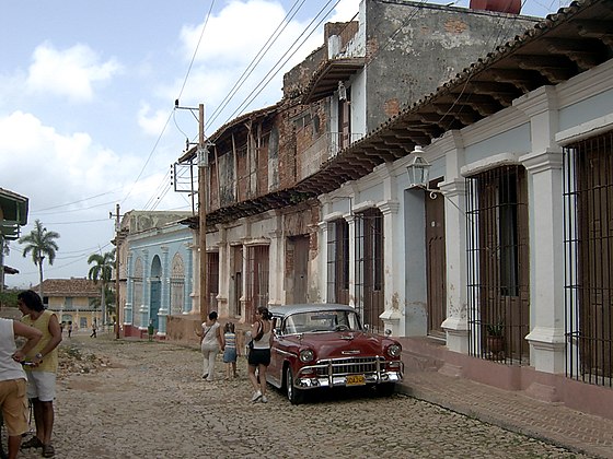 A street in Trinidad, Cuba, in 2006