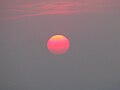 Sunrise on Varthur side seen from Sumadhura Sandoval