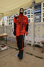 An example of an immersion suit on a mannequin Survival suit mg 6520.jpg