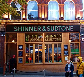 The Shinner & Sudtone pub frontage