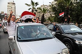 Syrian people celebrate Bashar Assad's presidential re-election in Damascus-2014 (8).jpg