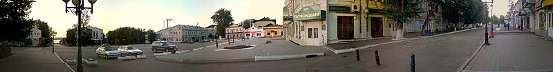 Panorama of the central part of Chistopol