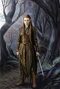 Artist's impression van Tauriel.