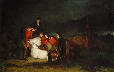 The Burial of Sir John Moore after Corunna, 1834