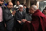 Thumbnail for File:The Dalai Lama received by Dr. K. C. Mishra at Delhi National Museum, 07.01.2011.jpg