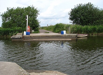 The site of the floating bridge that gives access to Heigham Holmes, looking towards the reserve The River Thurne - geograph.org.uk - 851878.jpg