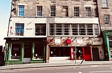 The former 1st floor Nicholson's Cafe now renamed Spoon in Edinburgh where J. K. Rowling wrote the first few chapters of Harry Potter and the Philosopher's Stone The former 1st floor Nicholson's Cafe now renamed Spoon in Edinburgh.jpg