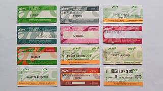 Tickets de type Edmondson utilisés sur le réseau TAN de Nantes.