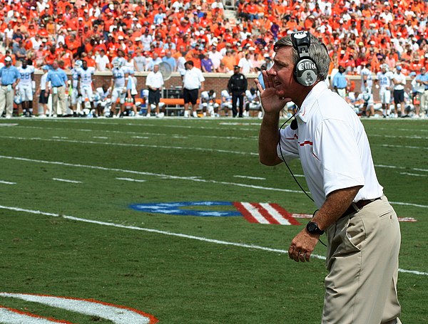 Bowden in 2006 as Clemson's head coach.