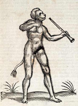 "Satyre" from Edward Topsell's The History of Four-footed Beasts (1607) Topsell-14.jpg