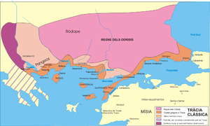 Tracia clásica, la región noreste del mar Egeo, el mar de Mármara y la costa noroeste de Anatolia.
