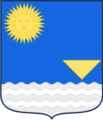 Ramo dei marchesi di Canicarao: D’azzurro, alla campagna mareggiata d’argento, dalla quale muove, a sinistra, un triangolo d’oro rovesciato, con un sole dello stesso nel punto destro del capo