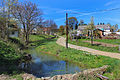 Čeština: Sviňomazský potok v Sviňomazech, části obce Trpísty English: Sviňomazský Creek in Sviňomazy, part of Trpísty village, Czech Republic