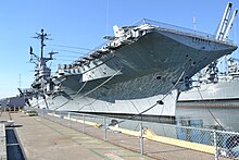 The flight deck of the USS Hornet in Alameda, California served as the finish line of The Amazing Race 30. USS Hornet Museum 10.JPG