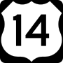 Thumbnail for U.S. Route 14 in Illinois