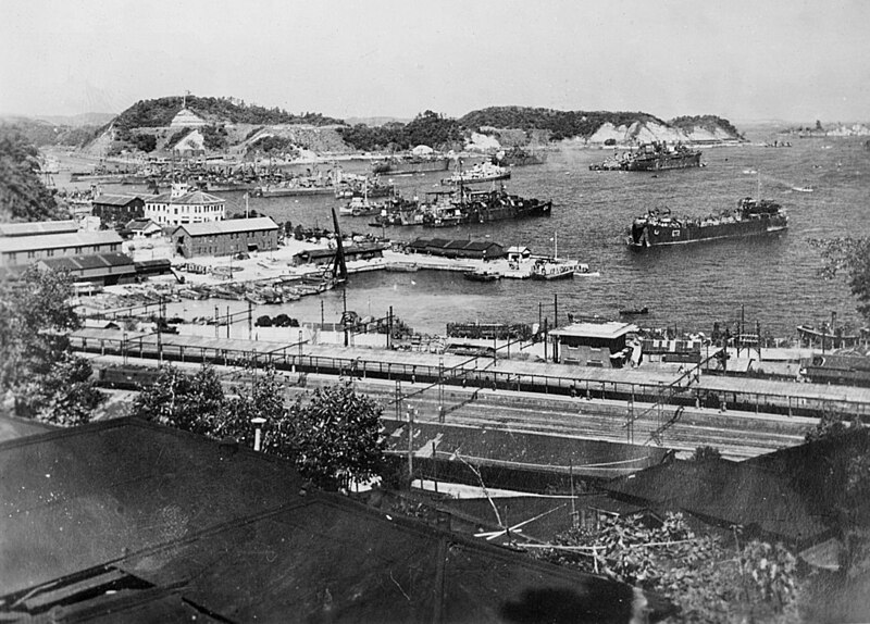 File:US and Japanese ships at Yokosuka 1945.jpeg