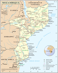 Miniatura para Geografía de Mozambique