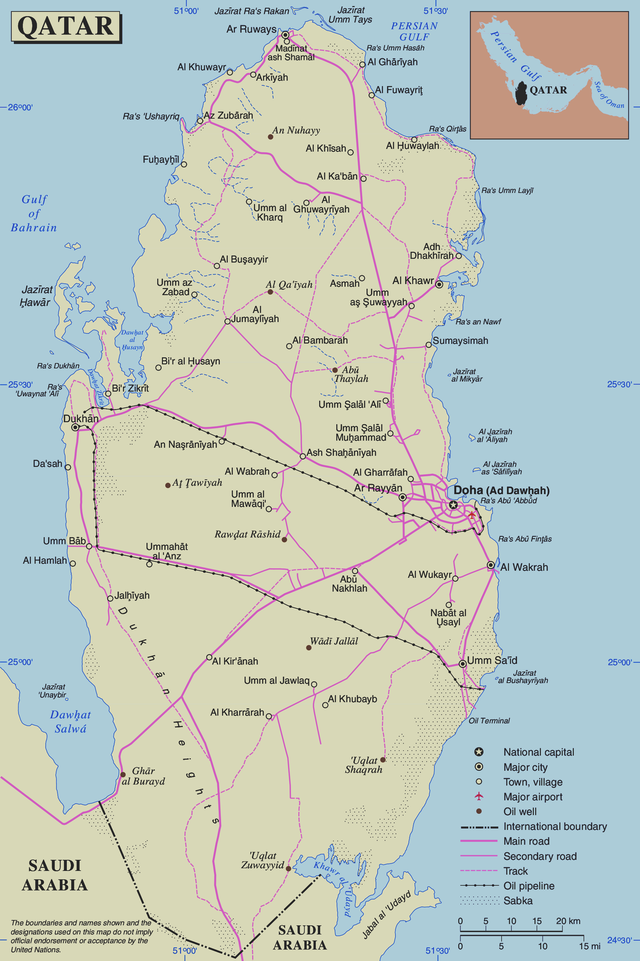 Geographie Katars Wikiwand