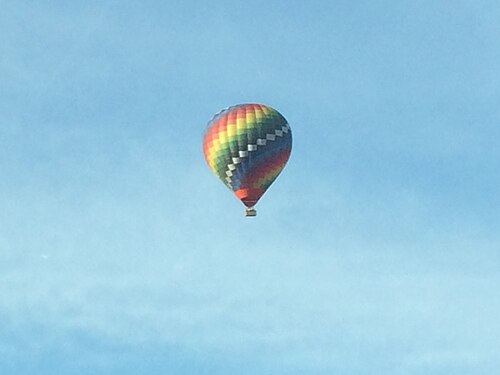 Hot air balloon outside of Phoenix, Arizona.