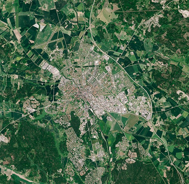 Satellite picture of Uppsala