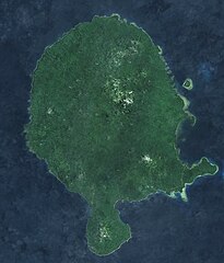 Satellitenfoto der Vanua Lava