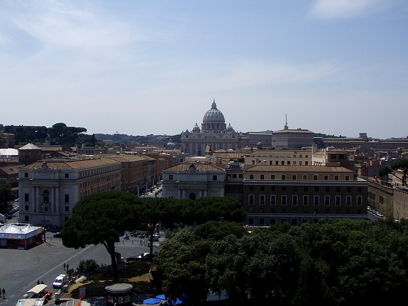 File:Vatican City view from Castel Sant'Angelo.JPG