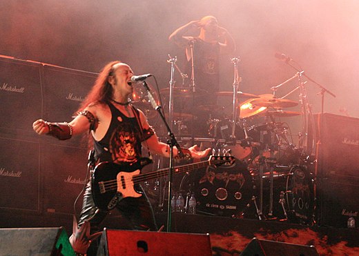 Venom tijdens een liveoptreden op Hellfest in 2008
