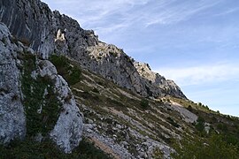 Vessant nord de la serra de Bèrnia.JPG