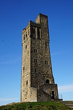 Thumbnail for File:Victoria Tower, Castle Hill - geograph.org.uk - 6258850.jpg