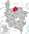 Lage der Gemeinde Vilseck im Landkreis Amberg-Sulzbach