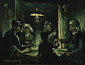 De aardappeleters door Vincent van Gogh, 1885