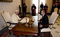 Pope Francis with Vladimir Putin (2015-06-10)