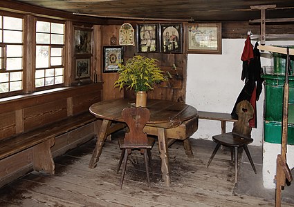 Living room Vogtsbauernhof Gutach