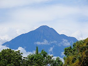 Uitzicht op Tacaná vanuit Mexico.