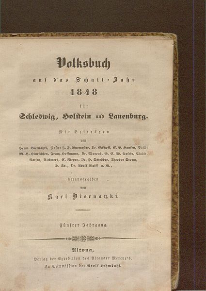 File:Volksbuch für Schleswig Holstein und Lauenburg 1848 Titel.jpg